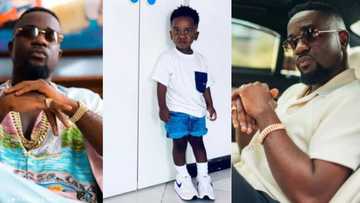 Sarkodie: Photo of rapper’s son Michael Junior's big room drops online, shows collection of sneakers