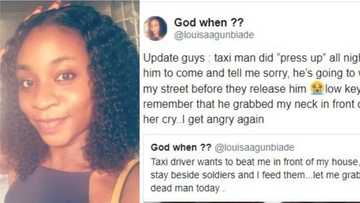 Lady invites soldiers to beat taxi driver who assaulted her, they made him wash all cars on the street