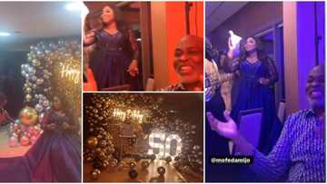 RMD’s wife all smiles as she marks 50th birthday in Istanbul with friends and family, Korede Bello performs