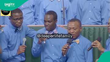 Video of Deeper Life choir singing 'No Turning Back' song generates buzz online: "Wetin be this?"