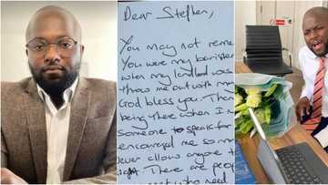 Male lawyer gets surprise sweet note from lady he helped who was about being kicked out by her landlord