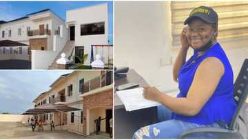 I'm still shocked at myself: Young lady says as she buys big beautiful house in Lagos, shares cute photos