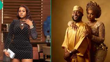 Davido's Chioma silently hits 4 million followers on IG while being away for 2 years, people react