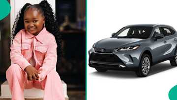 Short-statured actress Ebube Obio buys brand new Toyota Venza for her birthday, fans ask questions