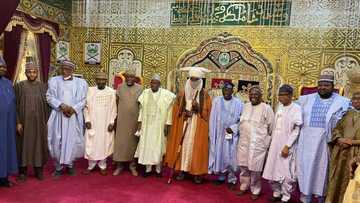 Despite opposition, Ganduje leads Bola Tinubu to emir of Kano’s palace