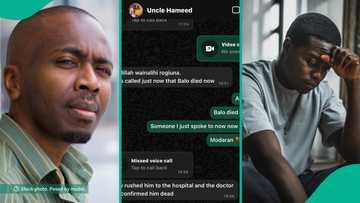 Man shattered as his friend passes away minutes after they spoke on phone, releases WhatsApp chat