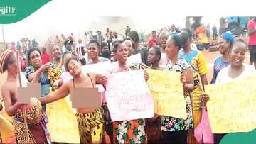 Major protest erupts in Anambra as bare-chested women march against president-general