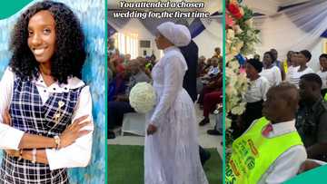 Lady shares video from Lord's Chosen church wedding she attended for first time, Nigerians react