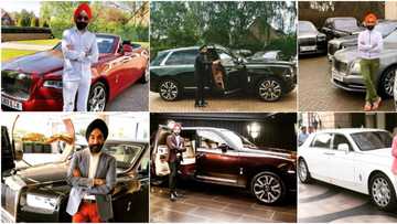 Meet luxury car lover who has a Rolls Royce for every turban colour, he owns 17, cute photos light up the net