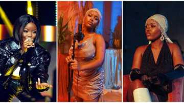 Gyakie dazzles in beautiful photos as she rocks orange outfit, many fans react