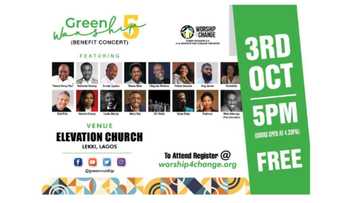 Green Worship 5.0: Nathaniel Bassey, Dunsin Oyekan, Victoria Orenze, Panam Percy Paul, others set to perform