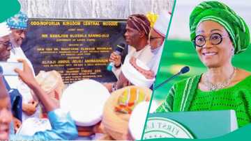 Sarki ya gina shirgegen masallaci, ya gayyaci matar Tinubu, Sanata Oluremi buɗewa