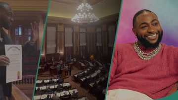 Davido recognised as 'outstanding Georgia citizen', gets standing ovation from lawmakers in the US