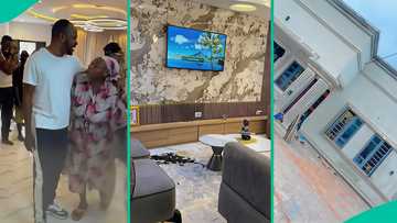 Man secretly builds house for his mother, shows it during her 70th birthday