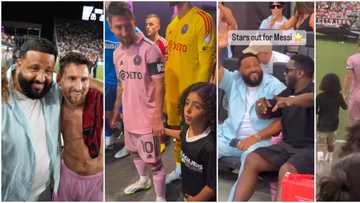 “I’m so proud”: US rapper DJ Khaled beams with pride as family meets Leo Messi, footballer plays with his son