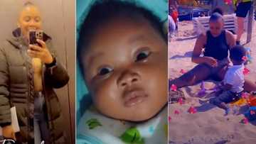 “I feel like crying”: Mum who left 2-month-old baby with her mother and relocated to England returns in video