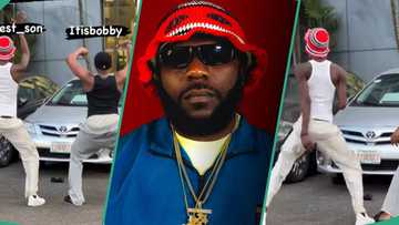 Rapper Odumodu Blvck blows hot over video of twerking man wearing his signature cap: “Commot am”