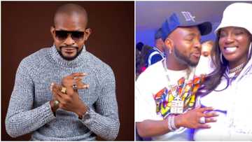 Who is the father? Actor Uche Maduagwu 'grills' Seyi Shay as she attends Davido's O2 with her baby bump