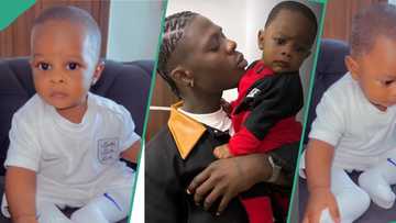 Cute video of Mohbad’s son playing on the couch sparks frenzy online: “Liam you will live long, amen”
