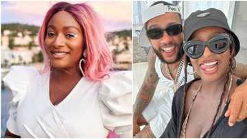 "Where is your fiancé and your ring?" Cuppy lands in Ghana, shares photo with Memphis Depay