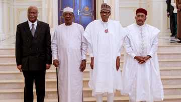 Hotunan shugaba Buhari a wurin taron shugabannin kasashen gefen tekun Chadi