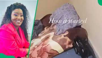 Woman living in room with small bed before shares her home transformation video, inspires others