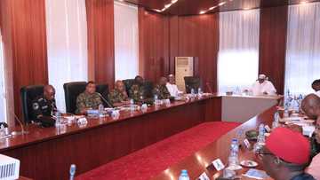 JUST IN: President Buhari, service chiefs meet again in Aso Rock