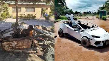 21-year-old man builds Lamborghini replica, sends social media into frenzy with adorable photos