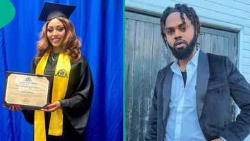 Regina Daniels' brother replies Nigerians criticising her new BSc degree from Mexico with video