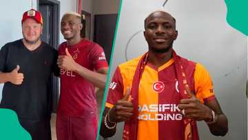 Osimhen sparks movie rumours after asking Turkish filmmaker for acting role, video