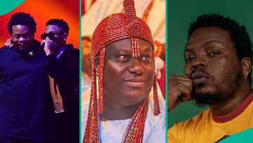 Video of Ooni of Ife arriving at Eko Hotel amid Olamide's concert trends, Wizkid, others perform