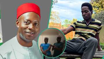 Anambra state governor, Soludo and son, Ozonna, entertain netizens with new dance challenge: “He’s loved”