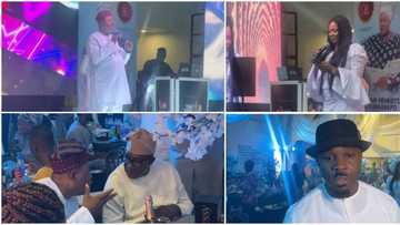 Jide Kosoko, kids deliver emotional speeches at late wife Henrietta's remembrance, Nollywood stars storm event