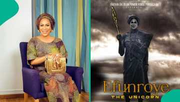 Faithia Balogun faces heavy criticism as she promotes her movie Efunroye: “She was a slave trader”