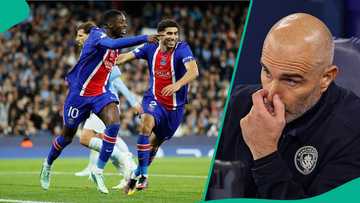 Enzo Maresca reacts as Manchester City lose 4-2 to Champions League kings PSG
