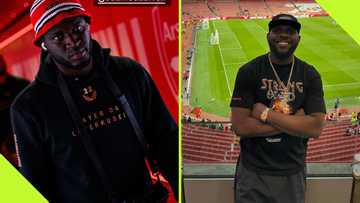 Odumodublvck links up with Victor Boniface and Arsenal stars in London