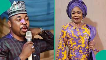 MC Oluomo turns Queen Salawa Abeni's golden jubilee celebration into an unforgettable moment