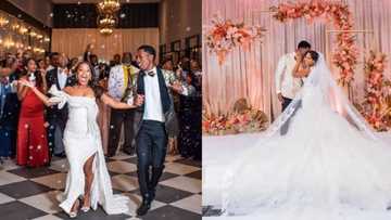 Emotional groom breaks into tears after glowing bride walks down the aisle in majestic gown, clip melts hearts