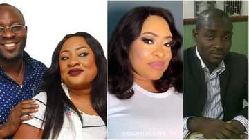 Actress Foluke Daramola's husband blasts man who reported their fake divorce, says he made her lose another pregnancy