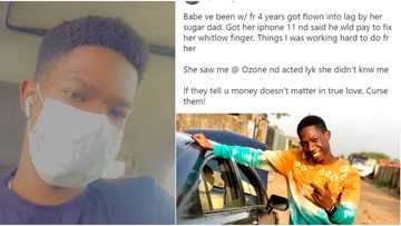 Nigerian man in sorrow as girlfriend of 4 years dumps him for sugar daddy, many react