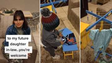 Adorable video of mom teaching toddler son to do his own laundry goes viral