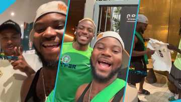 AFCON 2023: King Promise meets Osimhen, Dede Ayew and other Black Stars players in Côte D'Ivoire