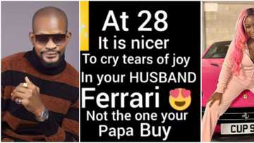At 28 it’s nicer to cry in your husband’s Ferrari not the one your papa bought, Uche Maduagwu tells DJ Cuppy