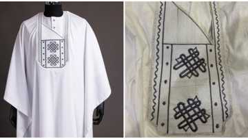 Ramadan edition: Man shares photo of agbada ordered vs what he received
