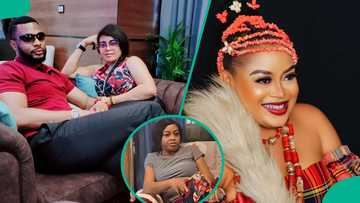 Nkiru Sylvanus's recent look on location raises eyebrows: "Can't she age?"
