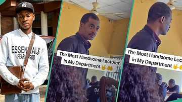 UNIZIK student shares video of 'most handsome' lecturer in his department, people react