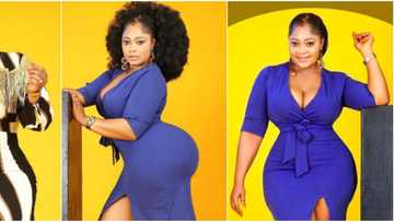 Actress Biodun Okeowo celebrates new age with fresh spicy photos, flaunts endowment