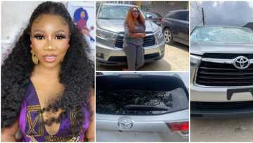 Hard work and grace: Congratulations pour in for actress Wumi Toriola as she buys new Toyota SUV