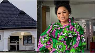 Nollywood actress Kemi Afolabi builds own house, check out the beautiful bungalow