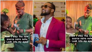 “Stop it, make EFCC no con arrest you”: Video of Kunle Remi spraying new naira notes at a party goes viral